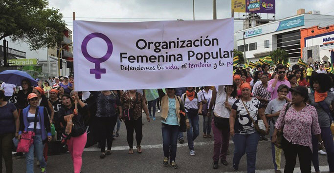 female protest in Latin America