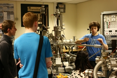 Visit by Pensby High School students - May 2012