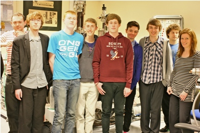 Visit by Pensby High School students - May 2012