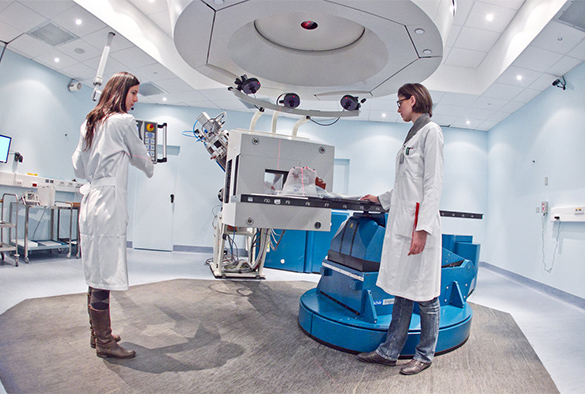 treatment room at CNAO