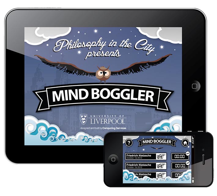 Mind boggler app on iPad and iPhone