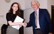 Abbie Chadwick - IOP Ann Marks award for outreach winner