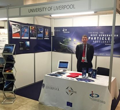 University of Liverpool stand at the IBIC conference