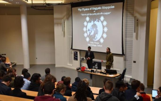 Image from the talk on magnetic monopoles by Dr. Felix Flicker from New College Oxford