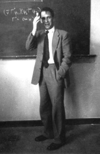 Bruno Touschek 1960 at University of Rome. (Source: INFN)
