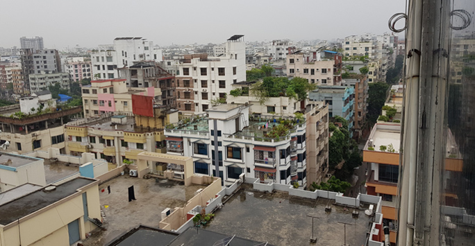 Dhaka skyline