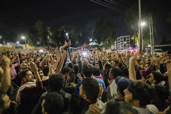Jordan protest crowds