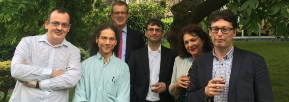 A photograph showing Politics staff at the VC Garden party