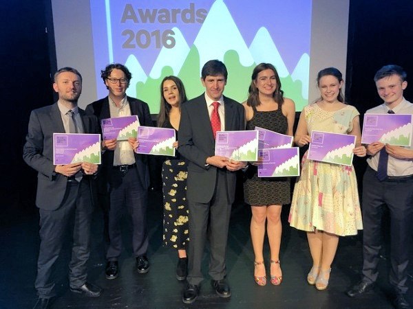 Left to right: Nick Hobbs, Stuart Wilks-Heeg, Niamh Davis, Neil Gavin, Hannah Gale, Jennifer Shaw, Cameron North-Bates.  