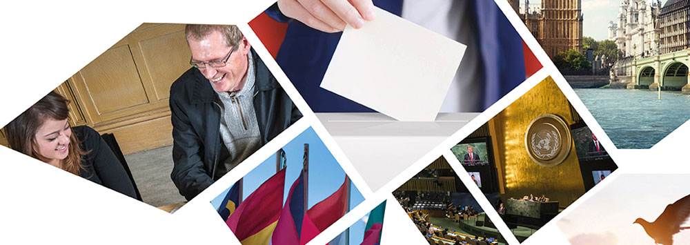 Montage of politics images Montage of politics images