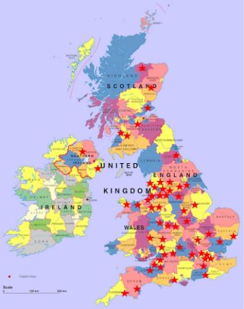 SMALLER VISION UK map
