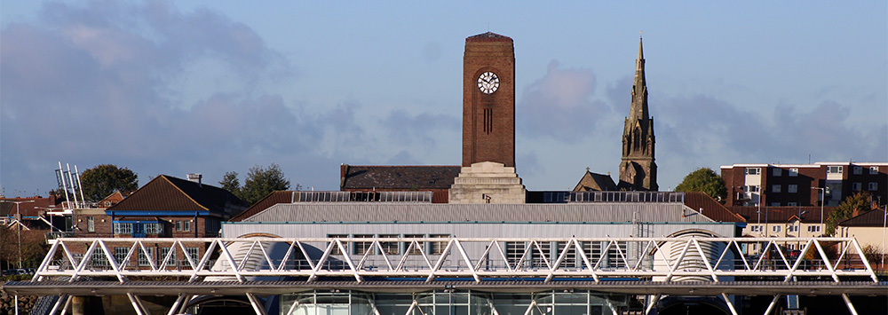 Seacombe Ferry Terminal from the river