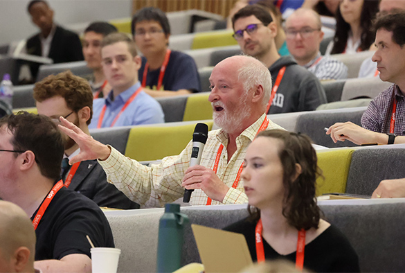 delegates taking part in a panel discussion