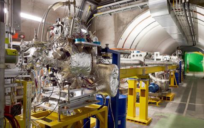 Plasma cell in the AWAKE Tunnel (copyright CERN)