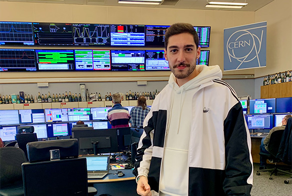 Person in a control room.