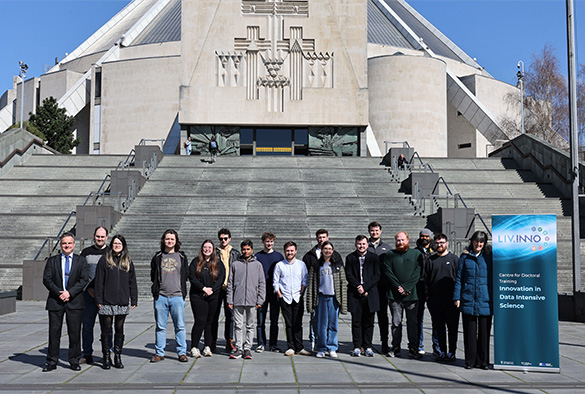 Group of people posing for a photo.