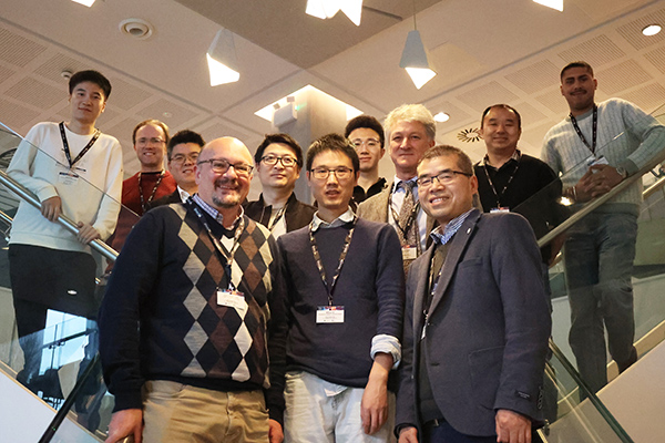 A group of people posing for a photo.