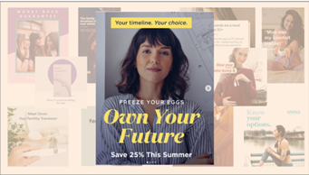 person in an slide with in front of images and text