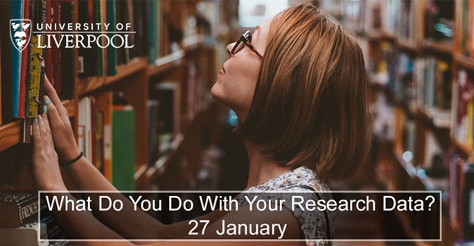 Woman in library