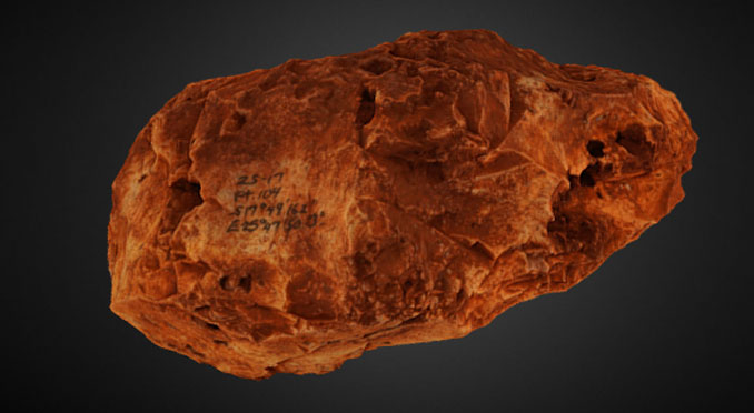 Scan of a hand axe