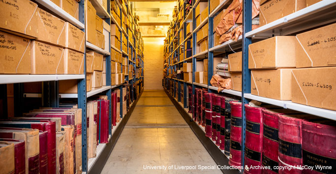 Archive shelves