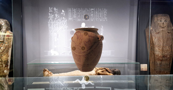 Interior view of Garstang Museum