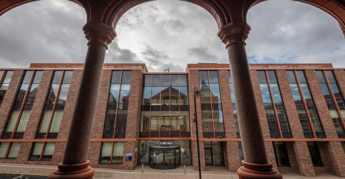 Exterior view of the Digital Innovation Facility, University of Liverpool