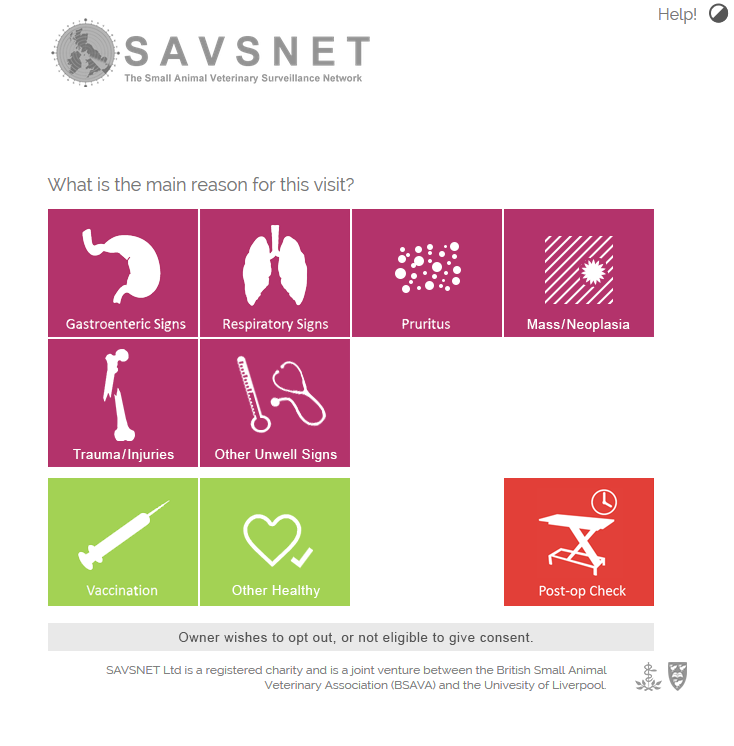 SAVSNET window