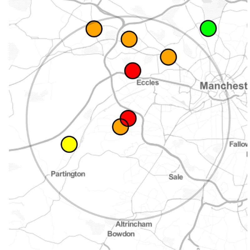 Spatiotemporal map