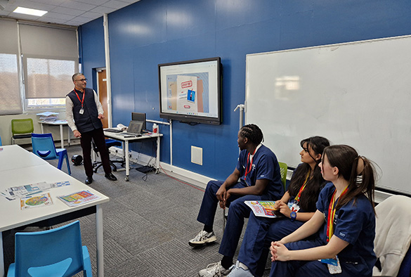 Staff teaching at Hugh Baird College