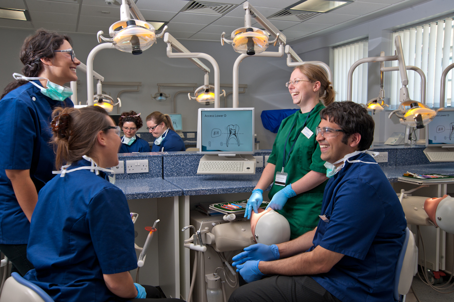 School of Dentistry - Dental Students in classroom.