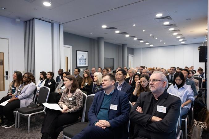 Audience watching presentations