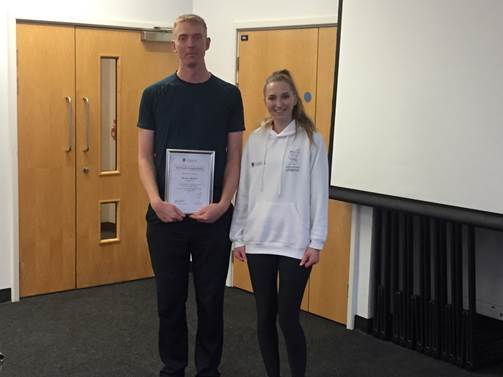 Dr Morley and Charlotte Mears