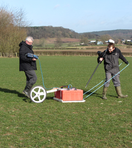 Ground Penetrating Radar survey in lowland Cheshire