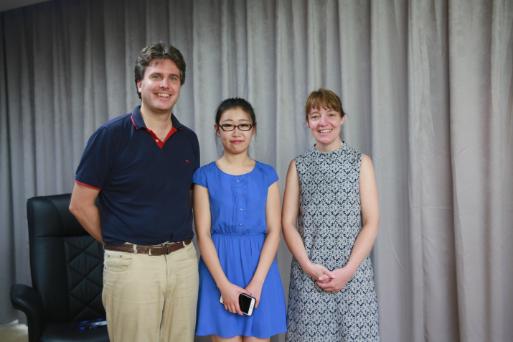 Ms. Wang and supervisors Dr Philippa Hunter-Jones (ULMS) and Dr Florian Kohlbacher (IBSS)