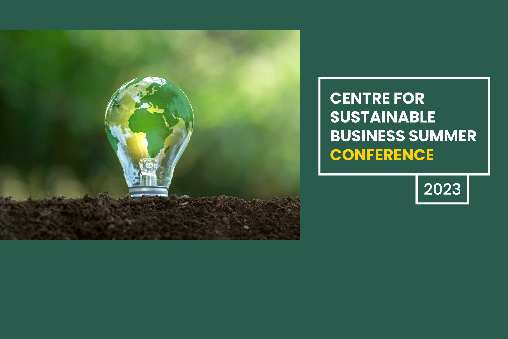 Centre for Sustainable Business Summer Conference 2023