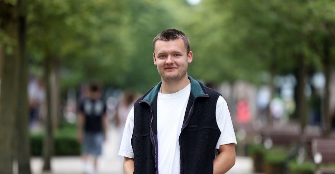 Undergraduate Economics student Max Walters