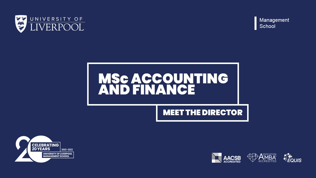 MSc Accounting and Finance