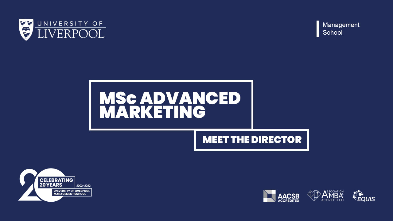 MSc Advanced Marketing