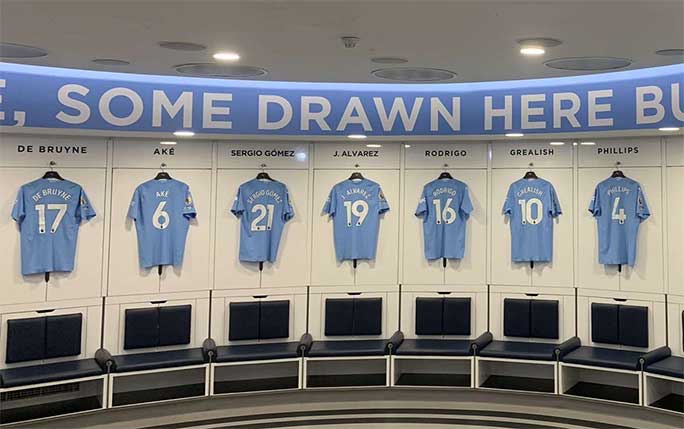 City's locker room