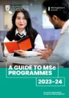 A guide to MSc programmes