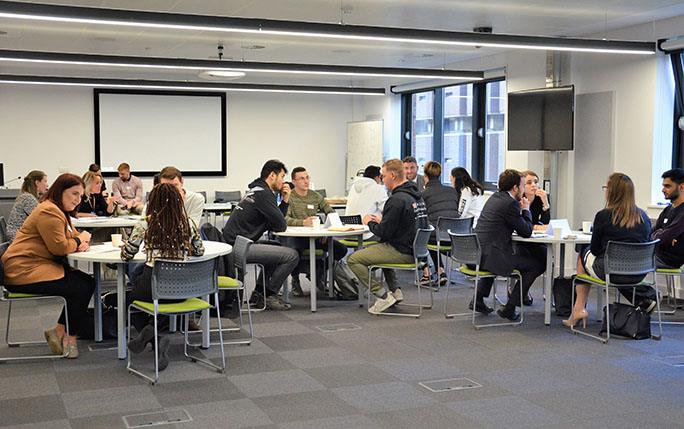 LBC entrants take part in speed networking session