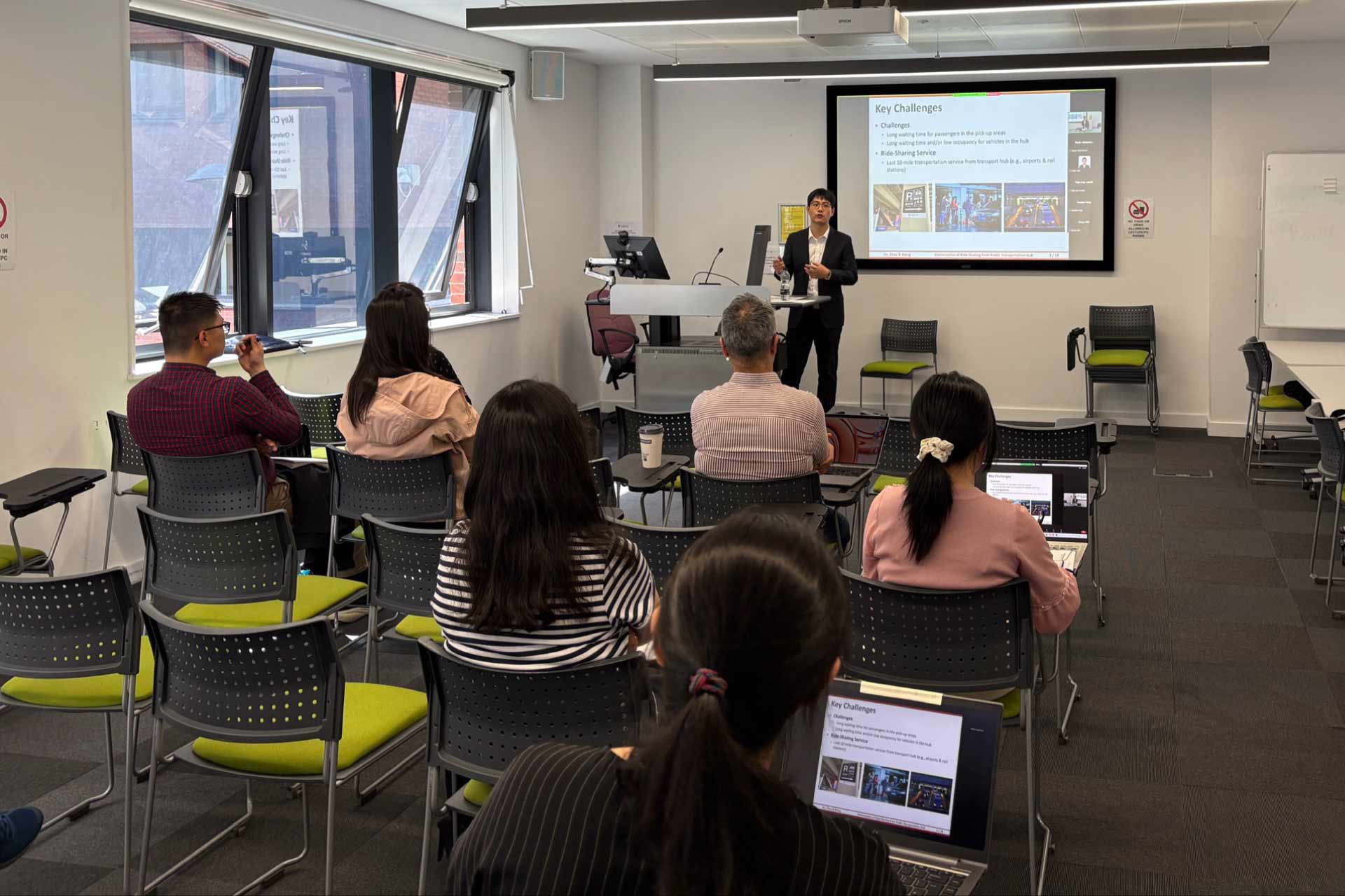 Research workshop organised by the University of Liverpool Management School's Operations and Supply Chain Management Group, with guest speaker,  Professor Jiangang Jin, from Shanghai Jiao Tong University. This is part of a research collaboration for the project “Innovative Approaches to Green Energy Transition in Maritime Shipping