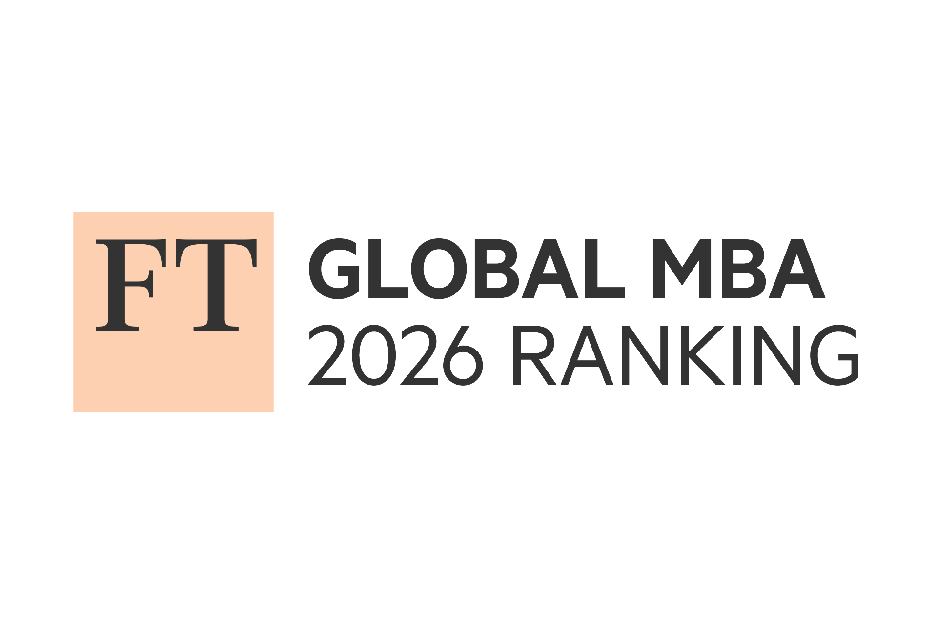 2026 FT Global MBA ranking logo