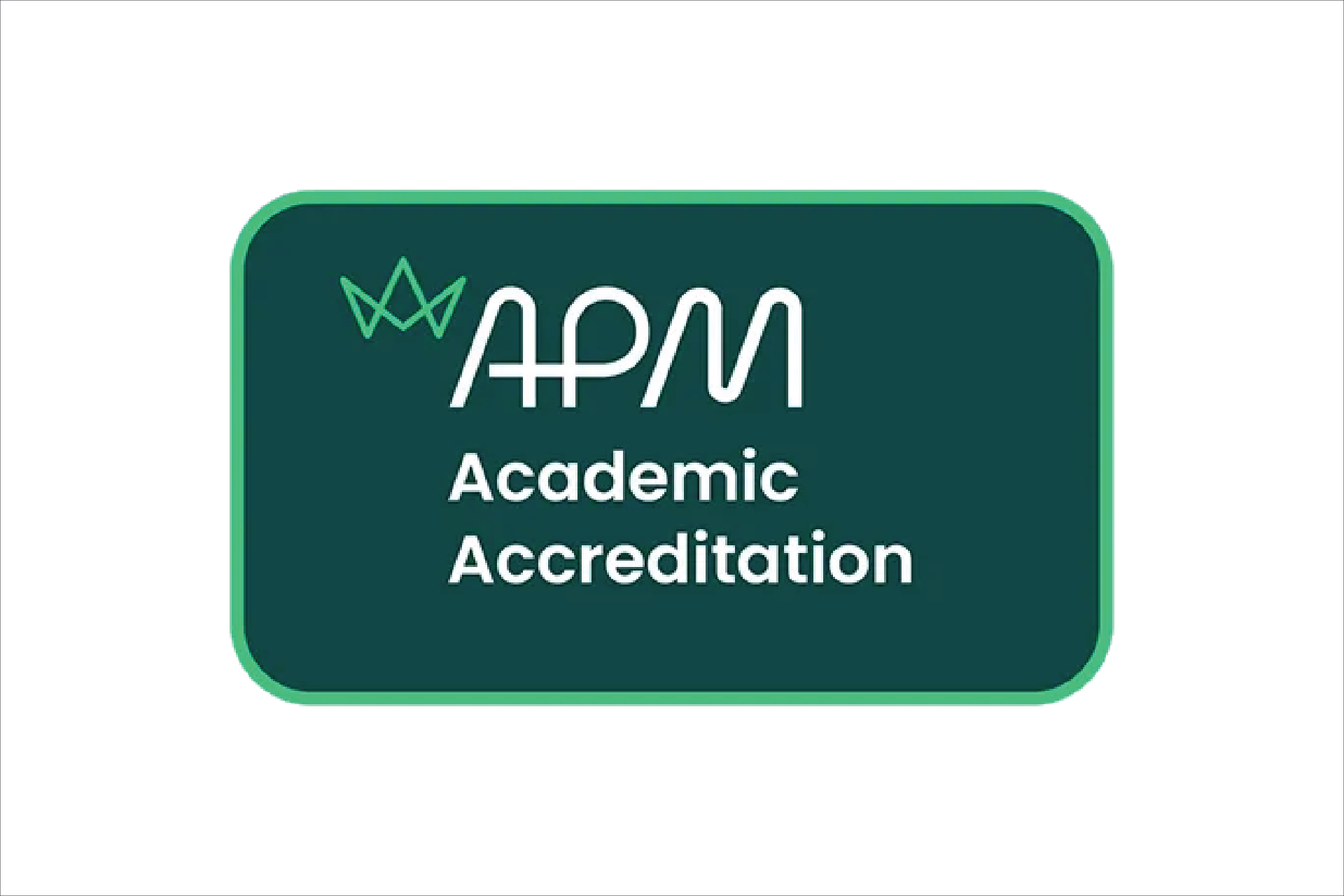 Coloured logo of APM