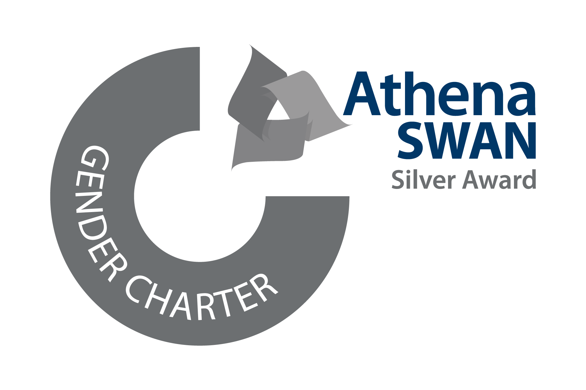Coloured logo of Athena Swan