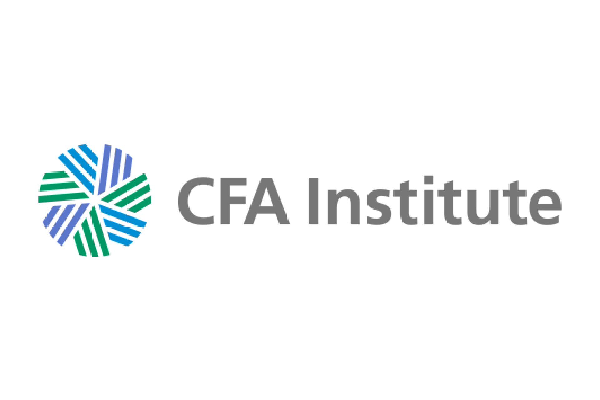 Coloured logo of CFA institute