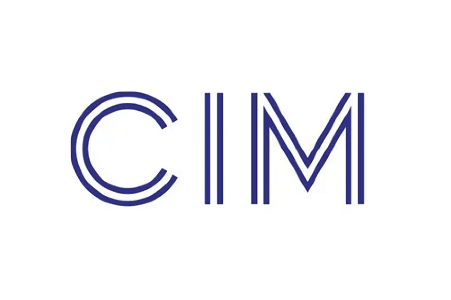 Coloured logo of CIM