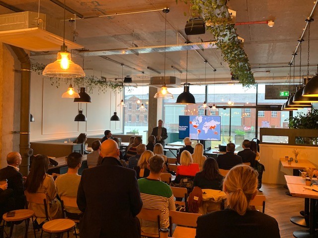 Image of event and speaker