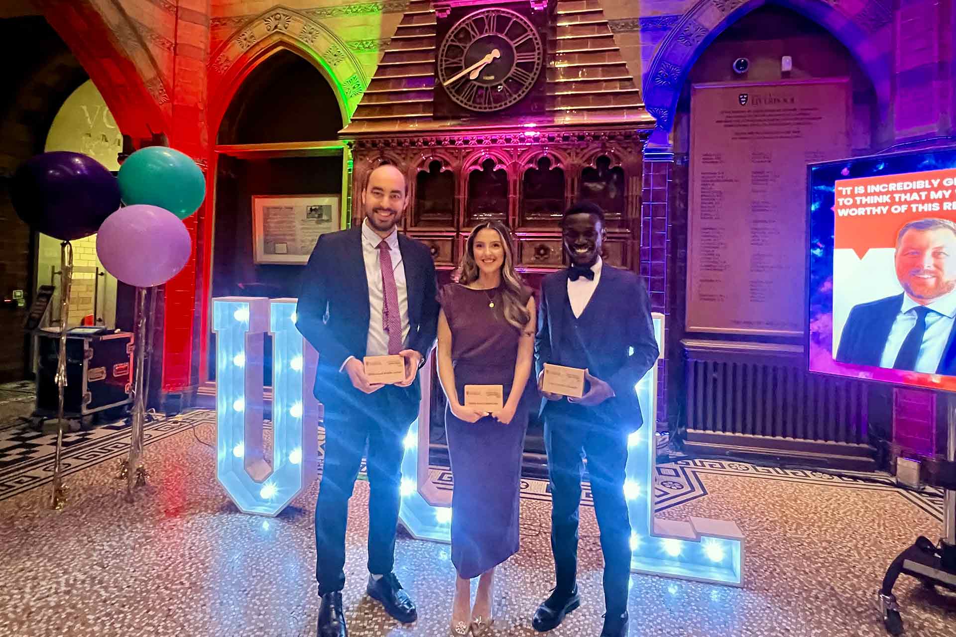 Three Management School Alumni Awards winners in VG&M